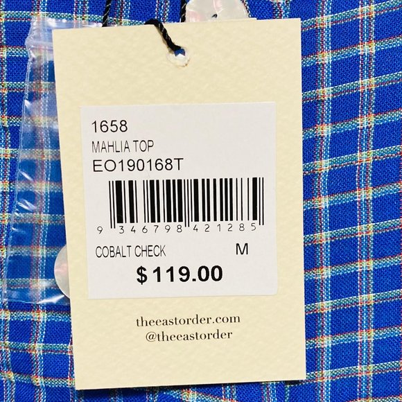 The East Order Medium Short Sleeve Mahlia Crop Top NWT - Picture 4 of 7